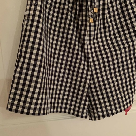 NWT TORY BURCH Tory navy and white gingham romper size 2 - Picture 5 of 14